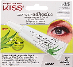 Kup Klej do sztucznych rzęs z aloesem - Kiss Strip Eyelash Adhesive Clear