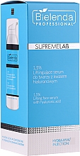 Liftingujące serum do twarzy z kwasem hialuronowym - Bielenda Professional SupremeLab Hydra-Hyal2 Injection — Zdjęcie N1
