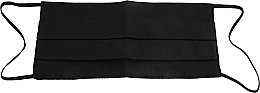 Kup Monochromatyczna bawełniana maska ochronna, czarna - Gioia