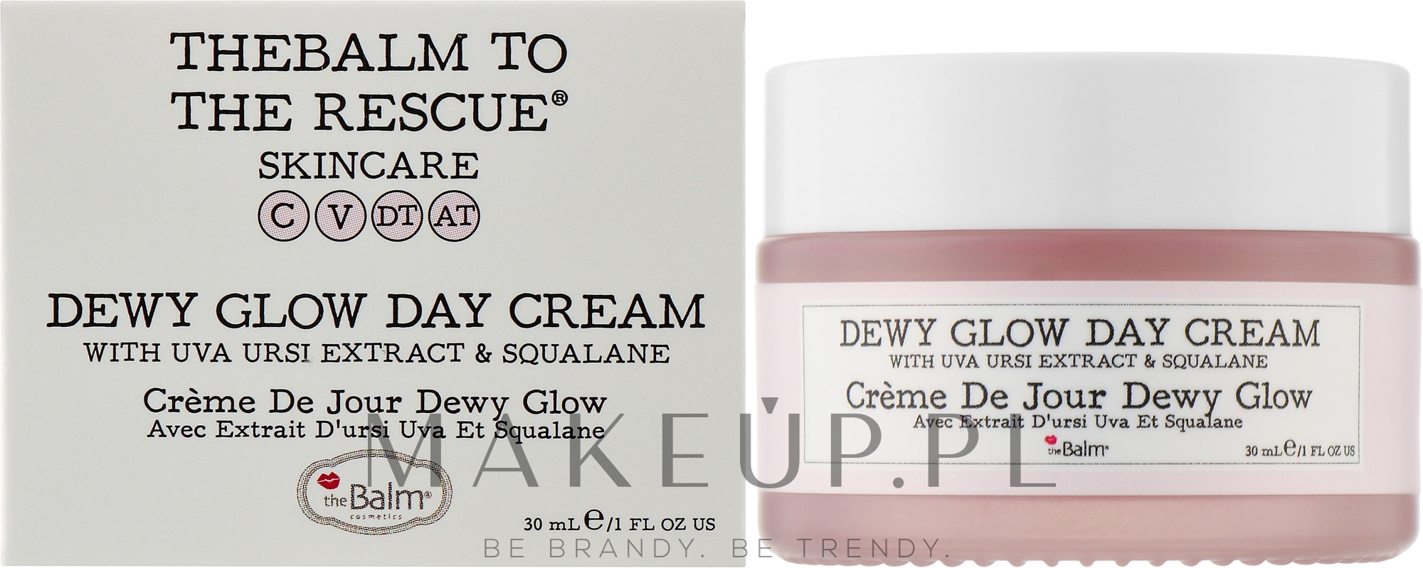 Rozświetlający krem do twarzy - theBalm To The Rescue Dewy Glow Cream — Zdjęcie 30 ml