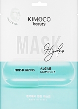 Kup Nawilżająca maska ​​w płachcie z kompleksem alg - Kimoco Beauty Hydro Moisturizing Algae Complex Mask