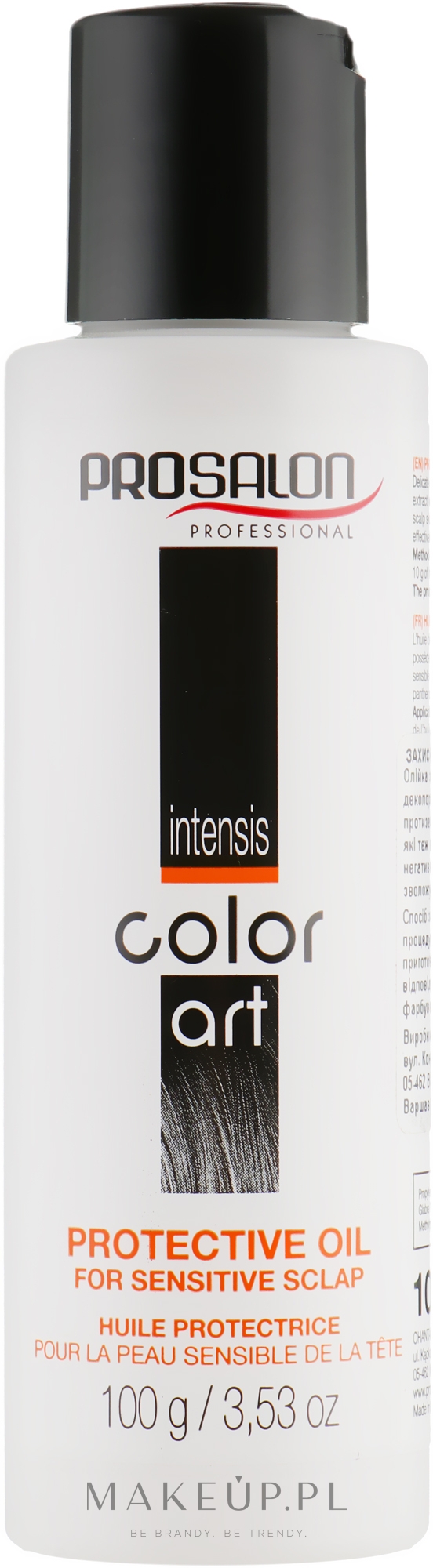 Ochronny olejek do skóry głowy - Prosalon Intesis Color Art Protective Oil For Sensitive — Zdjęcie Fioletowy