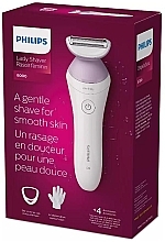 Golarka elektryczna do golenia na sucho i na mokro - Philips SatinShave Advanced Ladyshaver BRL130/00 6000 Series Wet & Dry Lady Shaver — Zdjęcie N7