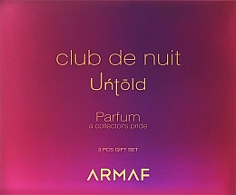 Armaf Club De Nuit Untold - Zestaw (edp/105ml + deo/stick/75g + b/lot/100ml) — Zdjęcie N2