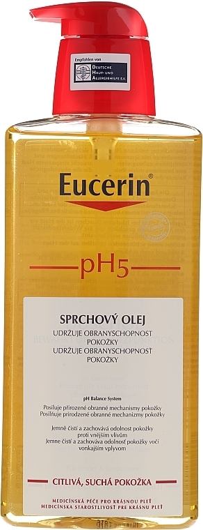 Olejek pod prysznic do skóry suchej i wrażliwej - Eucerin pH5 Shower Oil — Zdjęcie N8