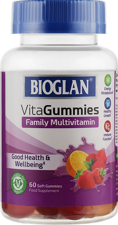 Multiwitaminy dla całej rodziny - Bioglan Vitagummies Family — Zdjęcie N1