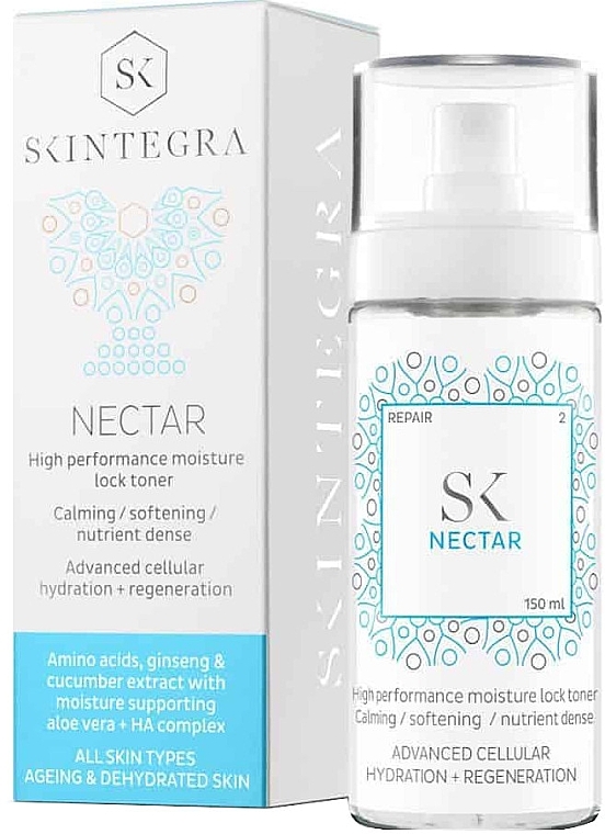 Nawilżający tonik do twarzy - Skintegra Nectar High Perfomance Moisture Lock Toner — Zdjęcie N1