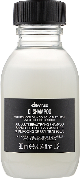 Upiększający szampon do wszystkich rodzajów włosów - Davines Oi Absolute Beautifying Shampoo With Roucou Oil — Zdjęcie N2