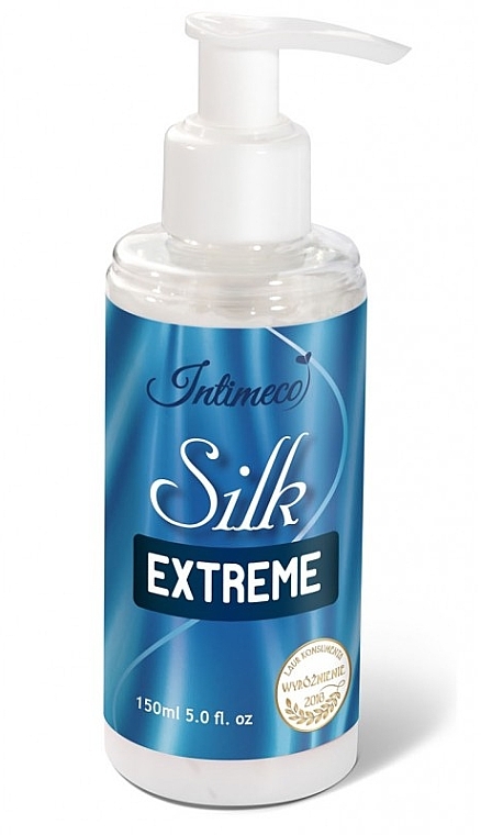 Nawilżający żelowy lubrykant z pompką - Intimeco Silk Extreme Gel — Zdjęcie N1