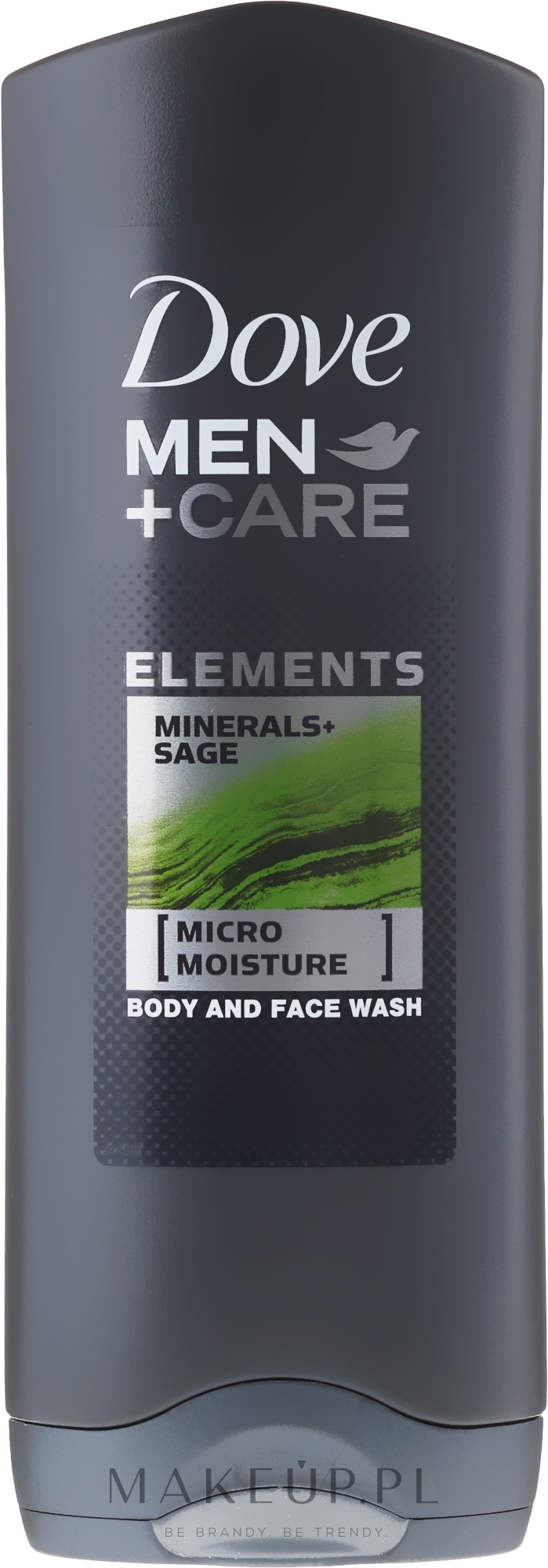 Żel pod prysznic dla mężczyzn do mycia twarzy i ciała - Dove Men+Care Elements Minerals+Sage Body Wash — Zdjęcie 400 ml