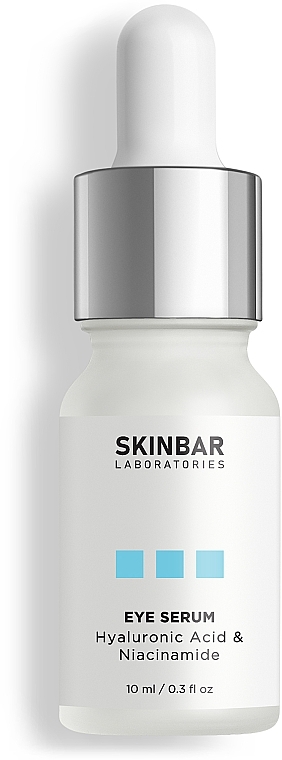 Serum pod oczy z kwasem hialuronowym i niacynamidem - SKINBAR Hyaluronic Acid & Niacinamide Eye Serum — Zdjęcie N3