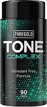 Suplement diety do kontroli masy ciała Tone Complex, w kapsułkach - Pure Gold Stimulant Free Formula — Zdjęcie N1