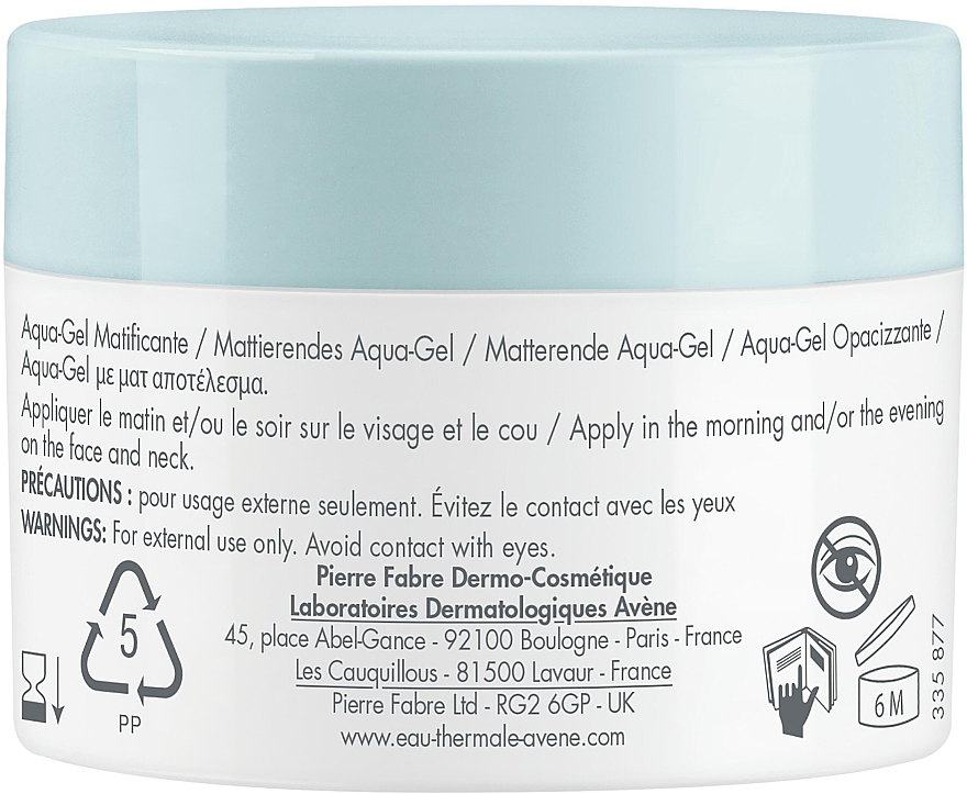 Aqua-gel matujący - Avene Cleanance Mattifying Aqua-Gel — Zdjęcie N2