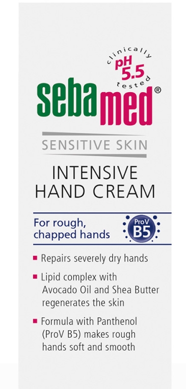 Krem do rąk - Sebamed Hand And Nail Cream Intensive With Panthenol — Zdjęcie N2