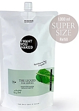 Mydło w płynie do rąk Mint & Lime - I Want You Naked The Liquid For Heroes (Refill) — Zdjęcie N2