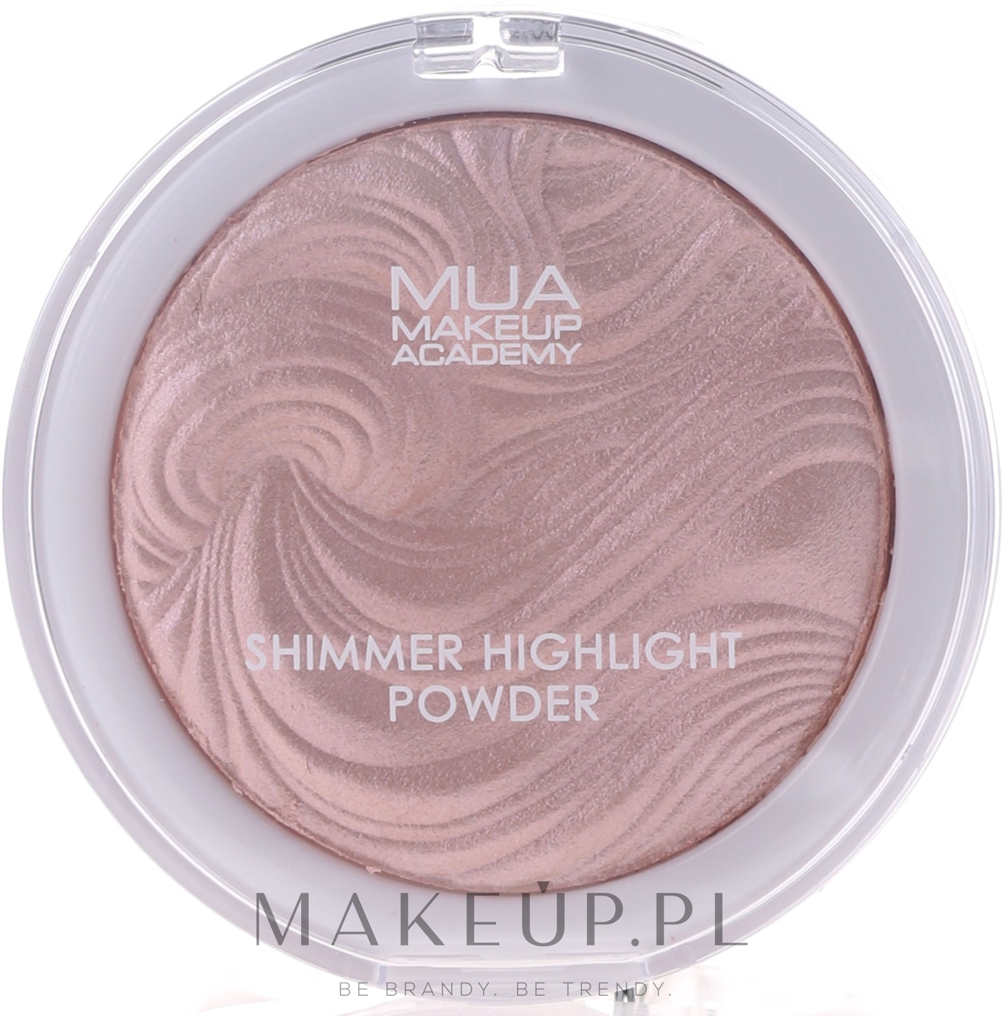 Rozświetlacz do twarzy - MUA Makeup Academy Shimmer Highlighter Powder — Zdjęcie Pink Shimmer