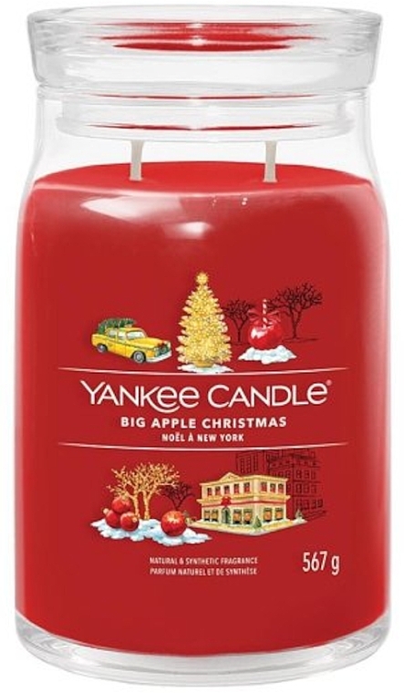 Świeca zapachowa Big Apple Christmas, 2 knoty - Yankee Candle Singnature  — Zdjęcie N2