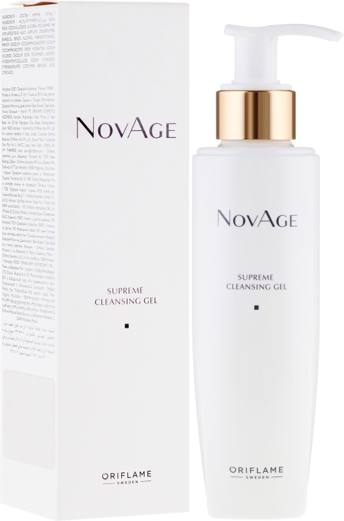 Oczyszczający żel do mycia twarzy - Oriflame NovAge Supreme Cleansing Gel — Zdjęcie N1