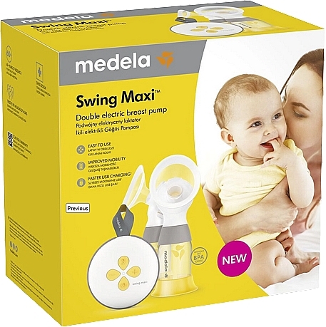 Podwójny laktator elektryczny - Medela Swing Maxi Double Electric Breast Pump  — Zdjęcie N2