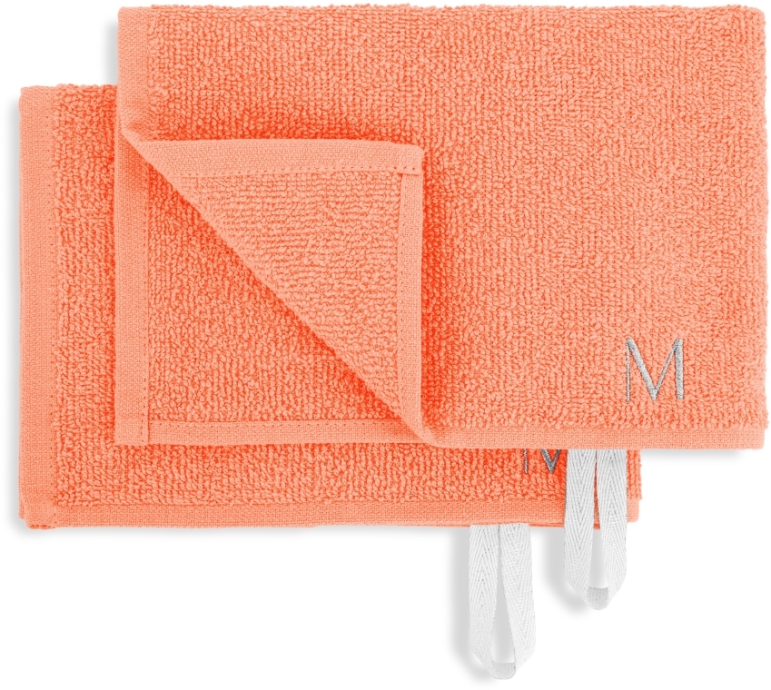 Podróżny zestaw brzoskwiniowych ręczników do twarzy MakeTravel - MAKEUP — Zdjęcie N2