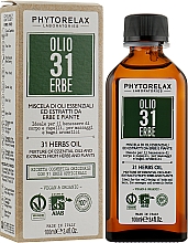 Mieszanka olejków eterycznych i ekstraktów - Phytorelax Laboratories 31 Herbs Oil — Zdjęcie N2