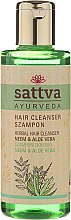 Kup Ziołowy szampon do włosów Neem i aloes - Sattva Cleanser Shampoo Neem Aloe Vera