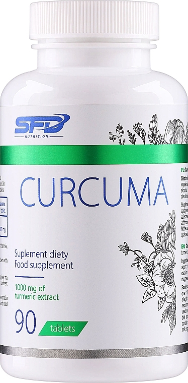Suplement diety Kurkuma - SFD Nutrition Curcuma 1000 mg — Zdjęcie N1