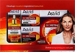 Kup Zestaw - Astrid Bioretinol Set (d/cr/50ml + n/cr/50ml + ser/30ml + f/mask/20ml)
