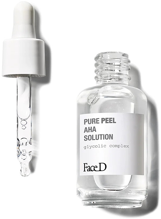 Peeling glikolowy do twarzy - FaceD Pure Peel AHA Solution — Zdjęcie N2