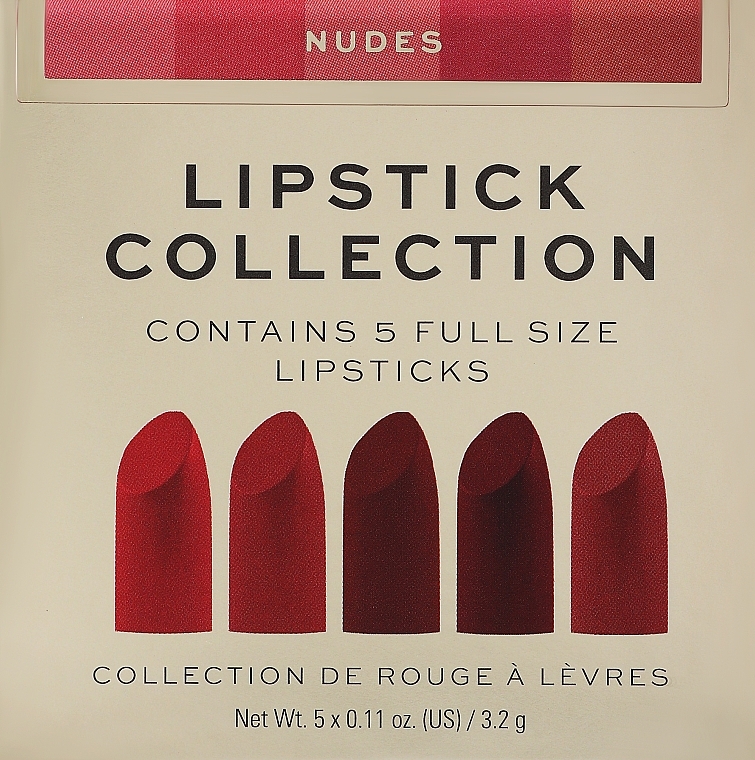 Zestaw 5 pomadek do ust - Revolution Pro Lipstick Collection Nudes — Zdjęcie N1