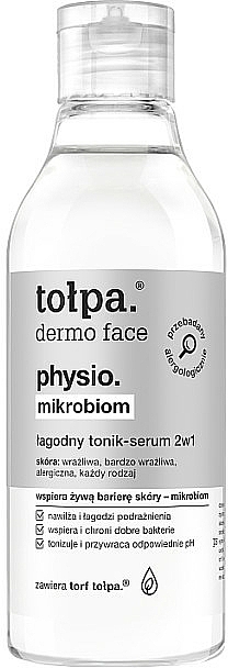 Łagodny tonik-serum 2 w 1 - Tołpa Dermo Face Physio Mikrobiom — Zdjęcie N1