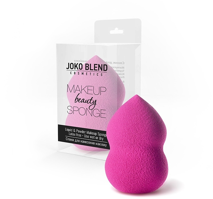 Gąbeczka do makijażu - Joko Blend Makeup Beauty Sponge Hot Pink — Zdjęcie N1