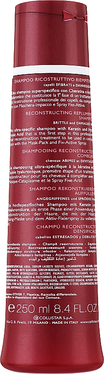 Regenerujący szampon do włosów - Collistar Pure Actives Reconstructing Replumping Shampoo — Zdjęcie N2