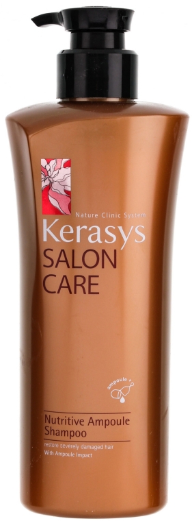 Odżywczy szampon do włosów suchych i zniszczonych - KeraSys Salon Care Nutritive Ampoule Shampoo