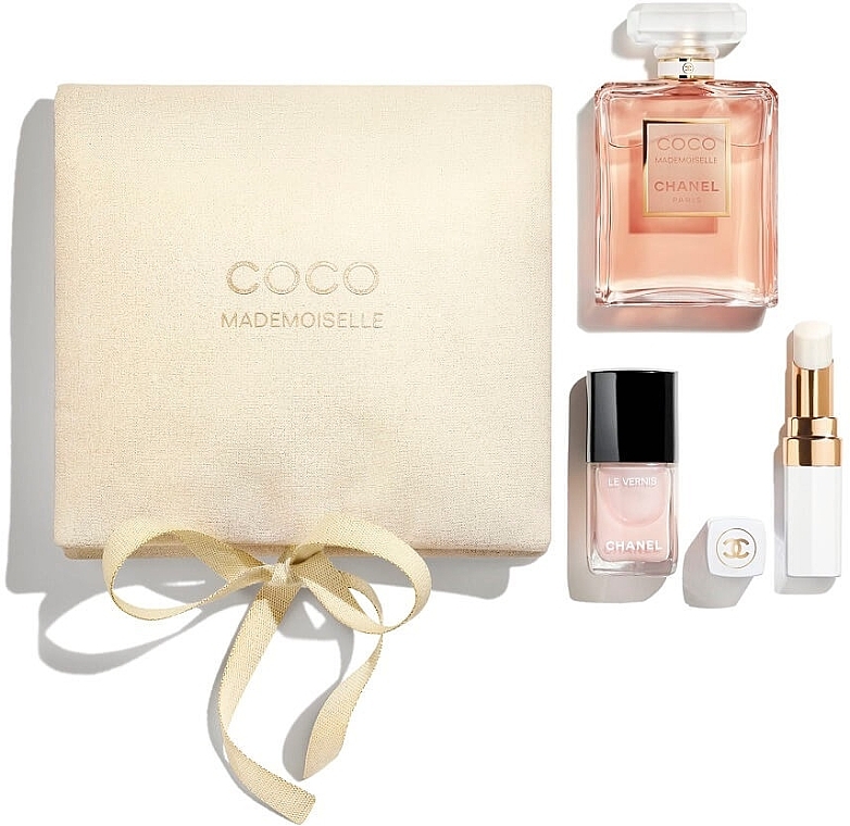 Chanel Coco Mademoiselle - Zestaw (edp/50ml + lip/balm/3.5g + nail/polish/13ml) — Zdjęcie N1