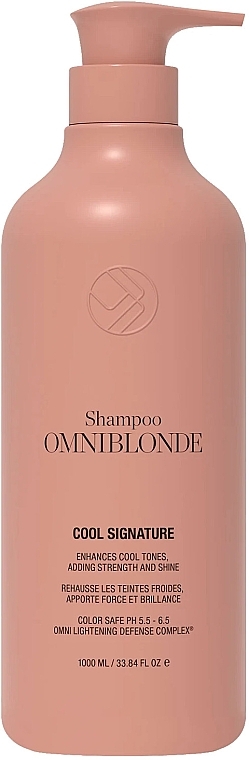 Szampon do chłodnych odcieni blondu - Omniblonde Cool Signature Shampoo — Zdjęcie N1