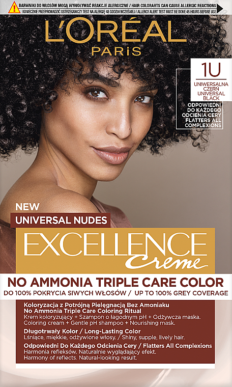 Farba do włosów - L'Oreal Paris Excellence Universal Nudes — Zdjęcie N1