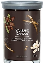 Świeca zapachowa w szkle Vanilla Bean Espresso, 2 knoty - Yankee Candle Singnature — Zdjęcie N1