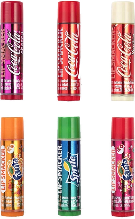 Zestaw balsamów do ust - Lip Smacker Coca-Cola Mix (balm/6x4g) — Zdjęcie N3