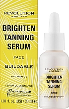 Samoopalające serum rozświetlające do twarzy	 - Revolution Beauty Brightening Face Tan Serum — Zdjęcie N2