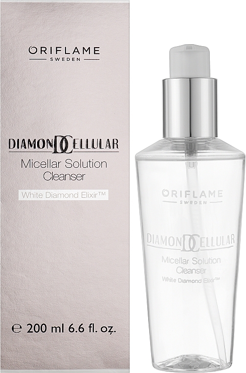 Oczyszczający płyn micelarny - Oriflame Diamond Cellular Micellar Solution Cleanser — Zdjęcie N2