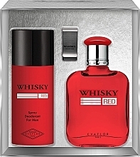 Kup Evaflor Whisky Red For Men - Zestaw (edt/100ml + deo/spray150ml + money/clip)