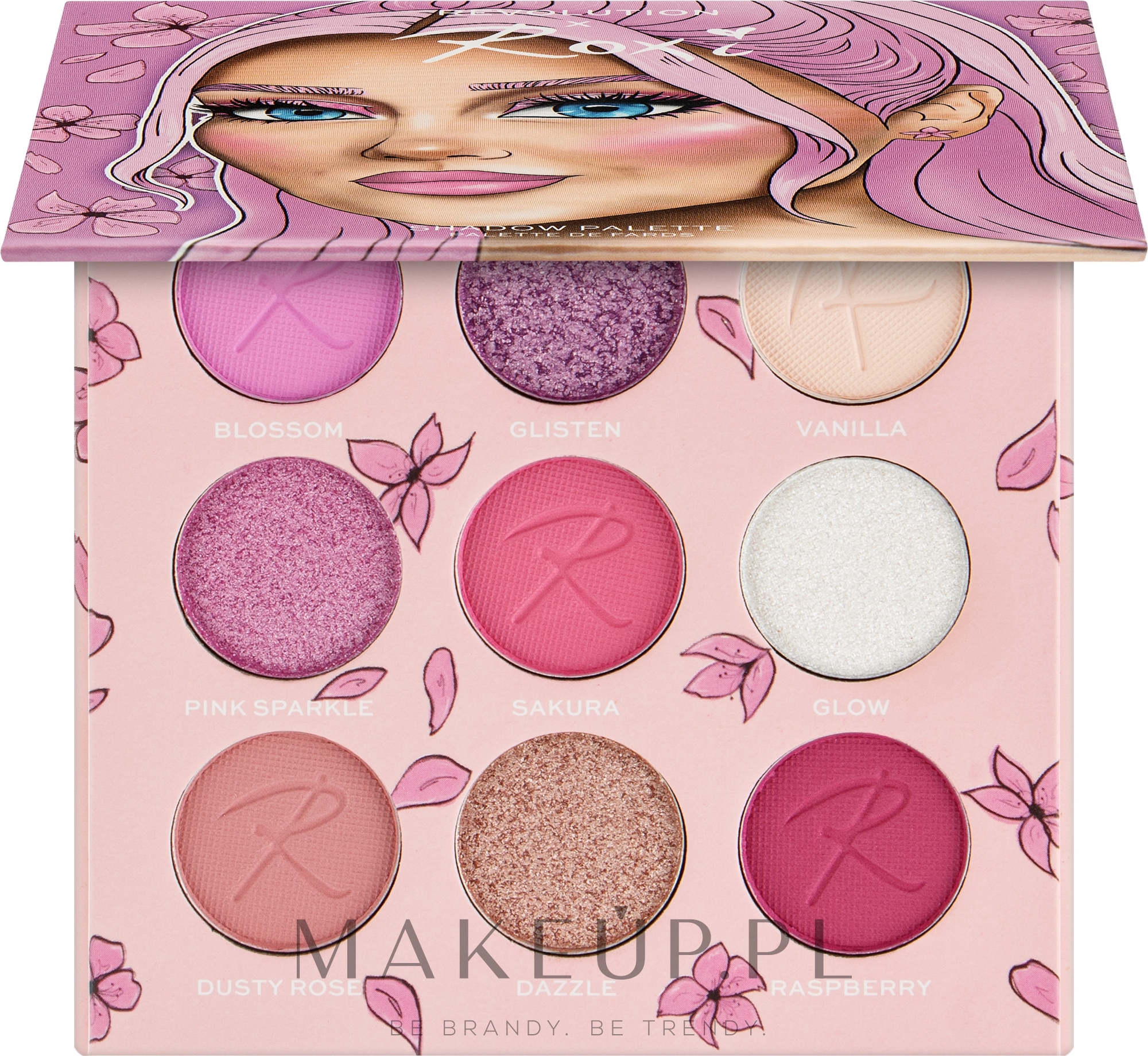 Paleta cieni do powiek - Makeup Revolution x Roxi Cherry Blossom Eyeshadow Palettes — Zdjęcie 9 x 0.65 g