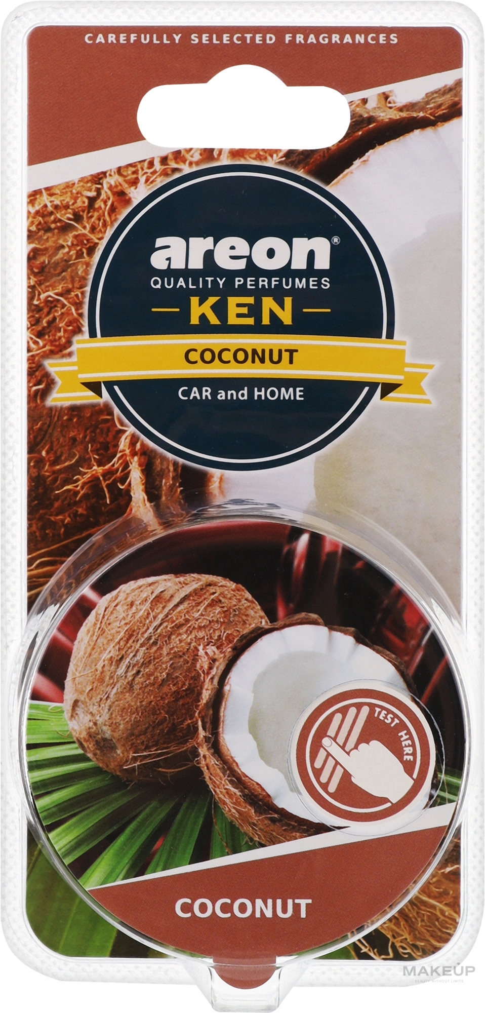 Odświeżacz powietrza w blistrze Coconut - Areon Gel Ken Blister Coconut — Zdjęcie 30 g