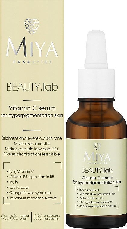 Serum do twarzy z witaminą C - Miya Cosmetics Beauty Lab Serum With Vitamin C — Zdjęcie N2