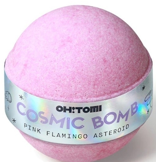 Musująca kula do kąpieli - Oh!Tomi Cosmic Bomb Pink Flamingo Asteroid — Zdjęcie N1