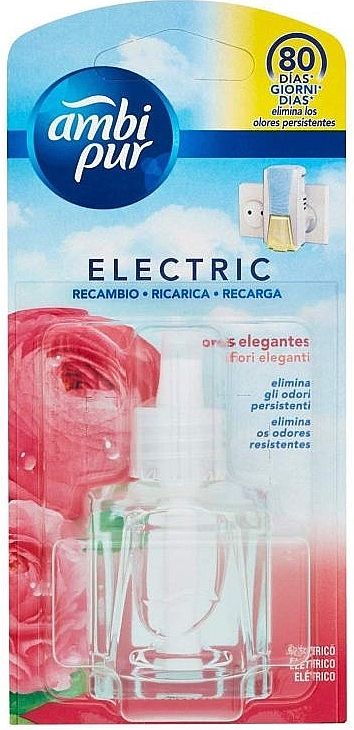 Wkład do dyfuzora elektrycznego Eleganckie kwiaty - Ambi Pur Electric Air Freshener Refill  — Zdjęcie N1