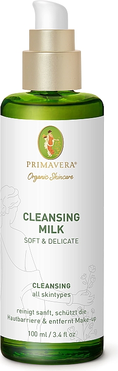 Mleczko do demakijażu twarzy - Primavera Soft & Delicate Cleansing Milk — Zdjęcie N1