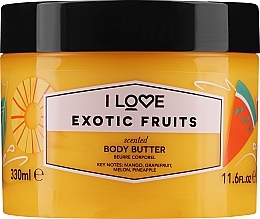 Naturalne masło do ciała Owoce egzotyczne - I Love… Exotic Fruits Body Butter — Zdjęcie N1