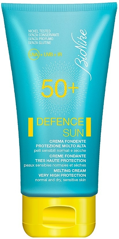 Krem przeciwsłoneczny do ciała SPF 50+ - BioNike Defence Sun Melting Cream SPF50+ — Zdjęcie N1